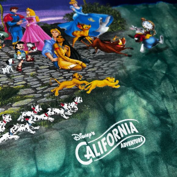 Vintage Disneyland resorts Animation Walt Disney T-shirt All Over Print LARGE - Picture 9 of 12